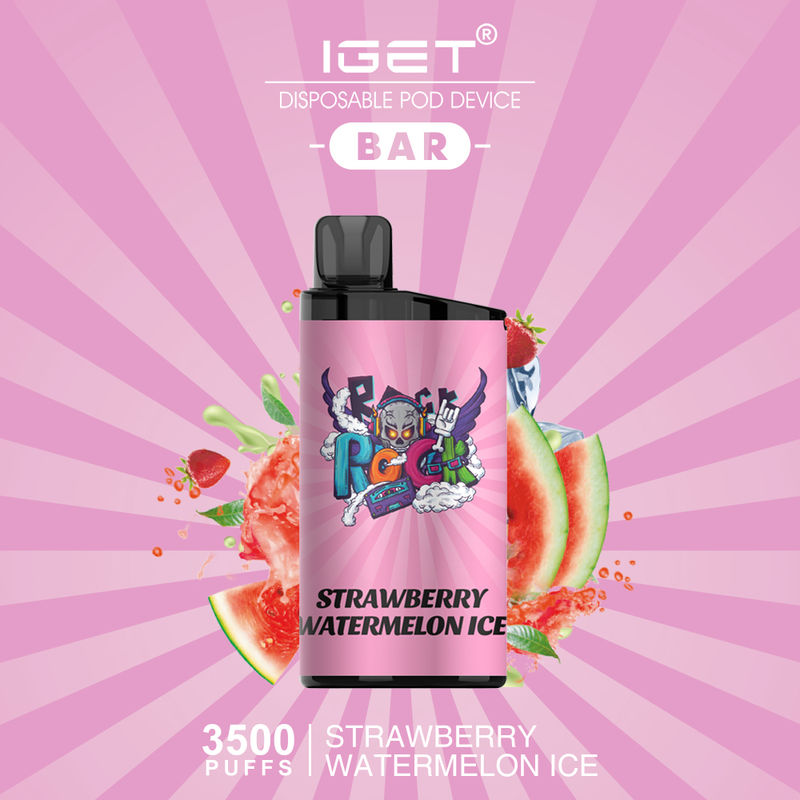 how to open iget bar - puff vape strawberry watermelon iget bar